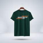 Bangladesh Flag with Map 1971 Cotton Tee Shirt