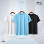In2 Travel Solid Combo Set1 - White,Sky blue,Jet Black