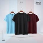 In2 Travel Solid Combo Set13 – Jet Black, Maroon, Sky Blue