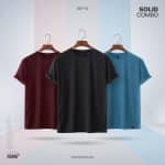 In2 Travel Solid Combo Set15 – Jet Black, Maroon, Turkish Blue