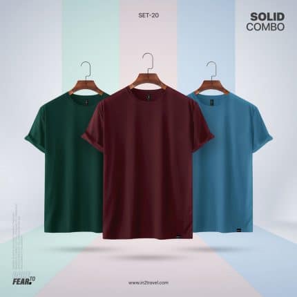 In2 Travel Solid Combo Set20 – Turkish Blue, Forest Green, Maroon