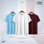 In2 Travel Solid Combo Set7 – White, Sky Blue, Maroon