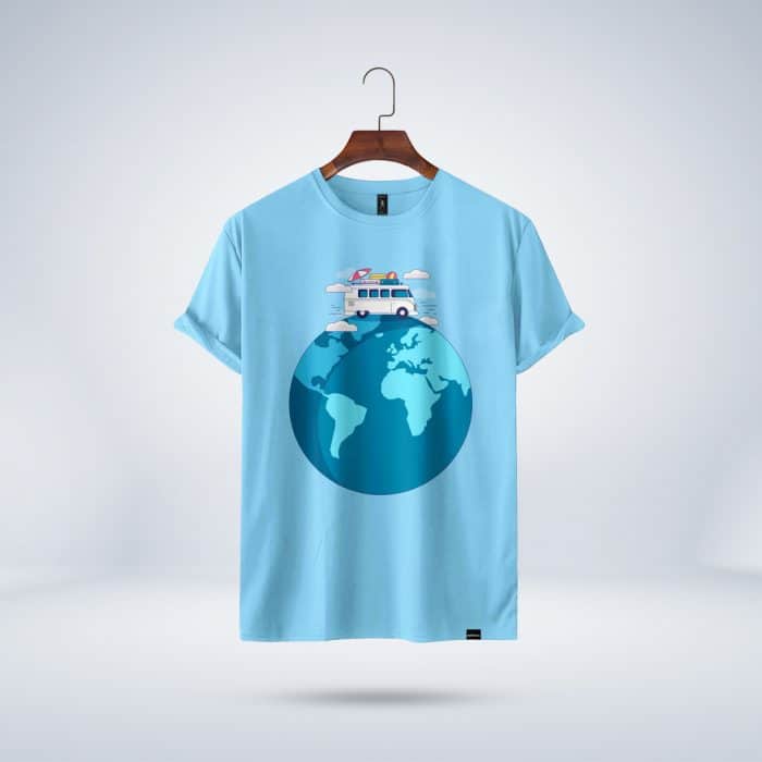 Around the world travel t-shirt bangladesh