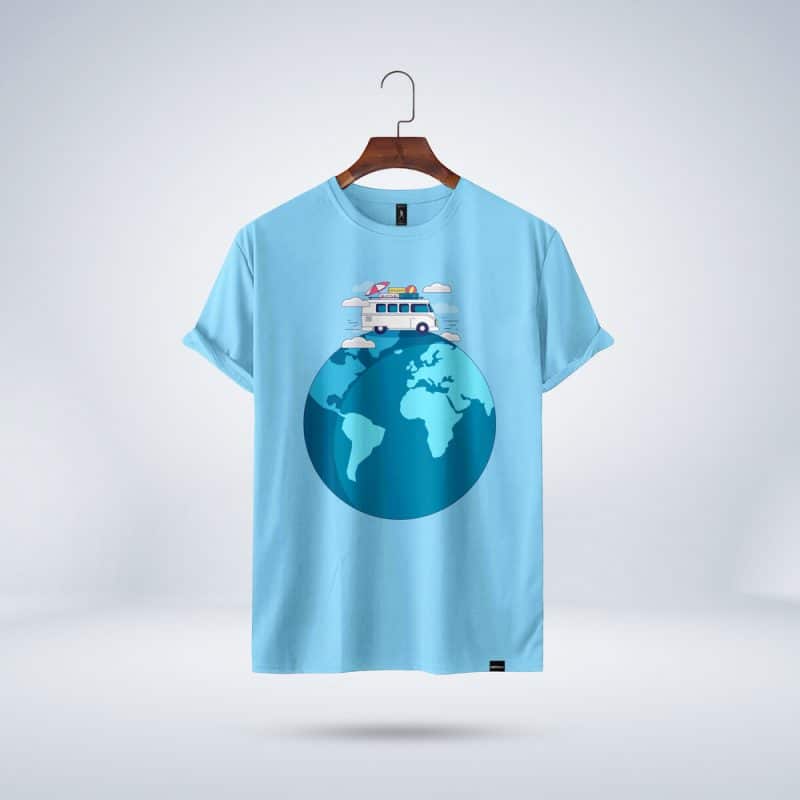 Around the world travel t-shirt bangladesh