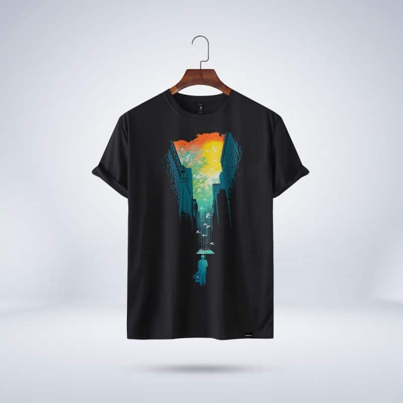Beatiful rain travel t-shirt In2 Travel
