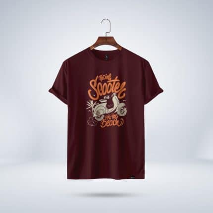 Riding Scooter travel t-shirt.