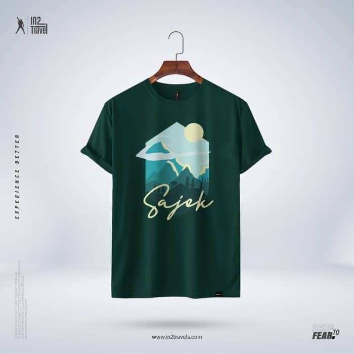সাজেক ভ্যালি/Sajek travel t shirt Bangladesh | In2 Travel