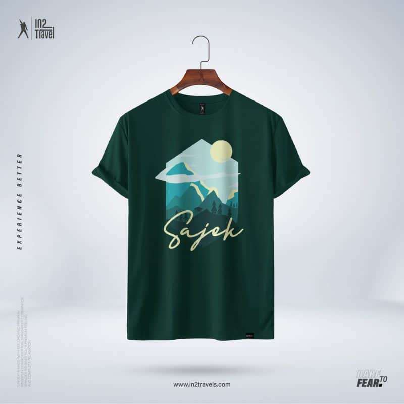 সাজেক ভ্যালি/Sajek travel t shirt Bangladesh | In2 Travel