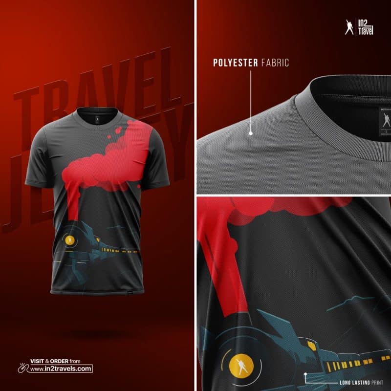 In2 Travel - Half Jersey - Train