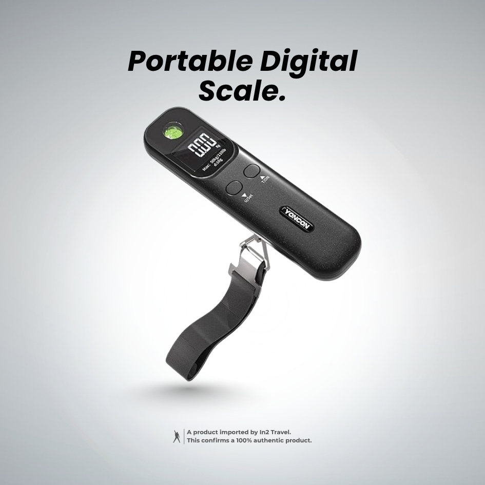 Portable digital luggage scale high qualit | In2 Travel Portable Digital Luggage Scale - Max 50KG/110LB - In2 Travel - Image 1