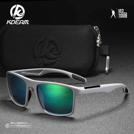 KDEAM Polarized Travel Sunglasses Authentic Grey| In2 Travel